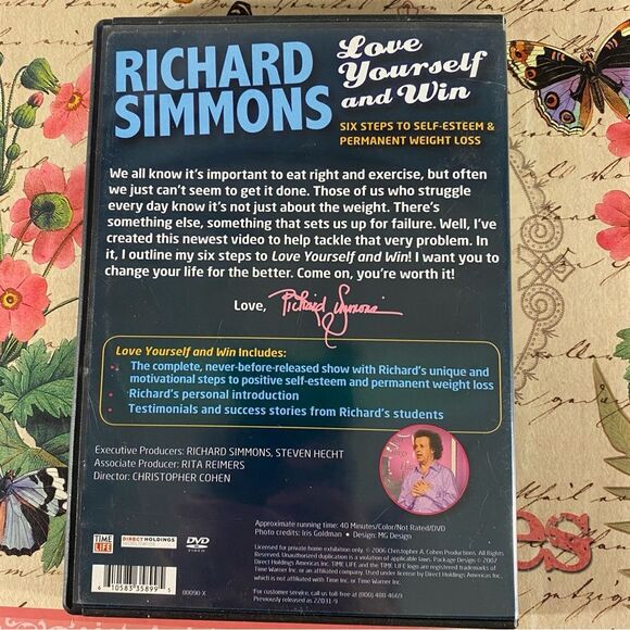 Richard Simmons Love Yourself And Win Vol 5 DVD Self Esteem & Weight Loss - Picture 2 of 3